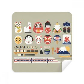 Dıythinker 2 Adet Süet Kumaş Yerel Japon İyi Bilinen Malzeme Gözlük Temizleme Bezi ve Telefon Ekran Temizleyici