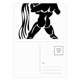 Dıythinker 20 Adet 14x9 cm Renkli Takımyıldızı Kova Burcu Kartpostal Seti