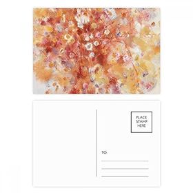 Dıythinker 20 Adet 14x9 cm Renkli Yaz Yağlı Boya Resim Sanatı Natürmort Çiçek Kartpostal Seti