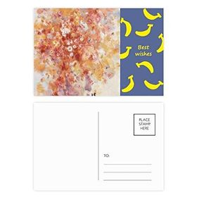 Dıythinker 20 Adet 14x9 cm Renkli Yaz Yağlı Boya Resim Sanatı Natürmort Çiçek Muz Kartpostal Seti