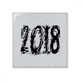 Dıythinker 2018 Eriyen Etkisi Mutlu Yıllar 10x10 cm Seramik Karo