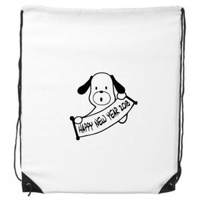 Dıythinker 2018 Happy New Year Sevimli Köpek İpli Sırt Çantası