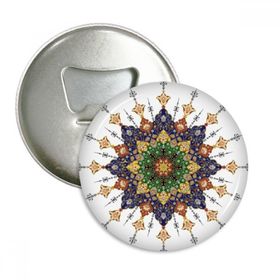 Dıythinker 3 Adet Çiçek Yaprağı Çerçeve Paralel Tekrarı Desen Yuvarlak Şişe Açacağı Buzdolabı Mıknatıs Pimleri Rozet Düğme