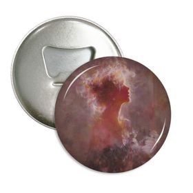 Dıythinker 3 Adet Clair De Lune XJJ Yağlı Boya Yuvarlak Şişe Açacağı Buzdolabı Mıknatısı Rozet Düğmesi