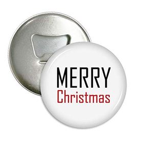 Dıythinker 3 Adet Noel Festivali Kutlayın Tatil Yuvarlak Şişe Açacağı Buzdolabı Mıknatıs Pimleri Rozet Düğme