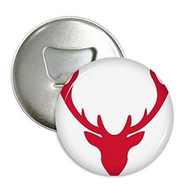 Dıythinker 3 Adet Noel Geyiği Avatar Kırmızı Festival Yuvarlak Şişe Açacağı Buzdolabı Mıknatıs Pimleri Rozet Düğme
