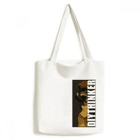 Dıythinker 33x40 Cm Erkek Afrika Siyah Kadın Aborijin Elbiseleri Tote Kanvas El Çantası