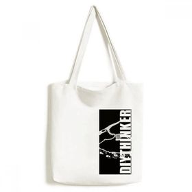Dıythinker 33x40 Cm Erkek Dinozor Kemiği Minyatür Bebek Tote Kanvas El Çantası