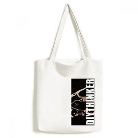 Dıythinker 33x40 Cm Erkek Kemik Minyatür Dinozor Kemikleri Tote Kanvas El Çantası