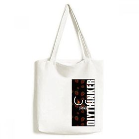 Dıythinker 33x40 Cm Erkek Kırmızı Çilek Komik Çizim Tote Kanvas El Çantası