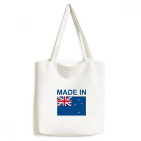 Dıythinker 33x40 Cm Erkek Made In New Zealand Country Love Çevre Dostu Tote Kanvas El Çantası