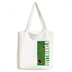 Dıythinker 33x40 Cm Erkek Resim J Apanese Sarı Balık Tote Kanvas El Çantası