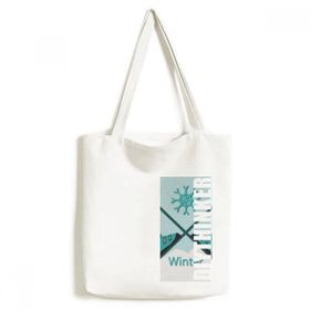 Dıythinker 33x40 Cm Erkek Spor Kayak Botları Sulu Boya Desenli Tote Kanvas El Çantası
