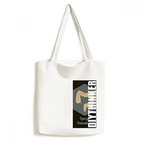 Dıythinker 33x40 Cm Erkek Vücut Organları Büyük Bağırsak Tote Kanvas El Çantası