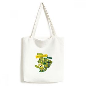 Dıythinker 33x40 Cm Erkek Welcom Brezilya Yaz Oyunu Futbol Viiva Slogan Brezilya Kültürü Environ Tally Tote Kanvas El Çantası