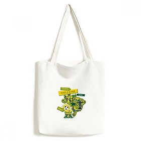 Dıythinker 33x40 Cm Erkek Welcom Brezilya Yaz Oyunu Futbol Viiva Slogan Brezilya Kültürü Environ Tally Tote Kanvas El Çantası