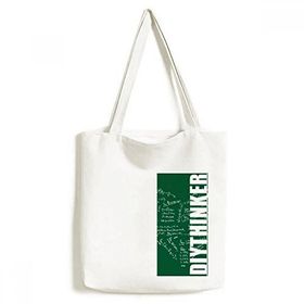 Dıythinker 33x40 Cm Men Limits Matematiksel Formüller Calculus Boyalı Çantası El Çantası