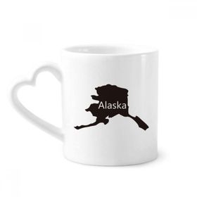 Dıythinker 340 ml Alaska ABD Haritası Yıldızlar Çizgili Bayrak Kahve Kupası