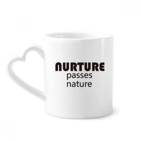 Dıythinker 340 ml Alıntılı Nurture Passes Nature Kahve Kupası