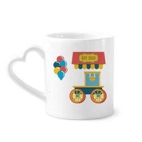 Dıythinker 340 ml Amazing Funny Park Hot Dog İllüstrasyon Kahve Kupası