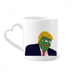 Dıythinker 340 ml America Başkan Kurbağa Trump Komik Resim Kahve Kupası