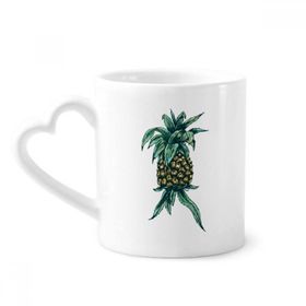 Dıythinker 340 ml Ananas Bitkisi Meyve Ye Yeşil Kahve Kupası