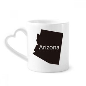 Dıythinker 340 ml Arizona Amerika Birleşik Devletleri Haritası Kahve Kupası