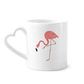 Dıythinker 340 ml Ayakta Duran Flamingo Desenli Kahve Kupası