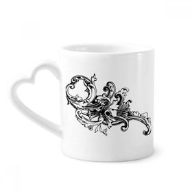 Dıythinker 340 ml Barok Sanat Dekorasyonu Modern Desenli Kahve Kupası
