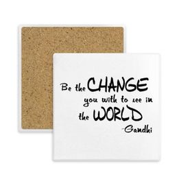 Dıythinker 340 ml Be Change See World Alıntı Kahve Kupası