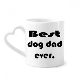 Dıythinker 340 ml Best Dog Dad Ever Festival Alıntı Kahve Kupası