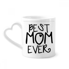 Dıythinker 340 ml Best Mom Ever Kelimeler Anneler Günü Kahve Kupası