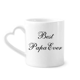 Dıythinker 340 ml Best Papa Ever Alıntılı Kahve Kupası