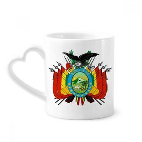 Dıythinker 340 ml Bolivya Ulusal Amblemi Ülke Kahve Kupası