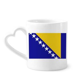 Dıythinker 340 ml Bosna ve Hersek Ulusal Bayrağı Ülke Kahve Kupası
