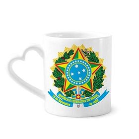 Dıythinker 340 ml Brisil Ulusal Amblem Ülke Kahve Kupası