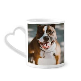 Dıythinker 340 ml Bulldog Evcil Hayvan Korkunç Resim Kahve Kupası