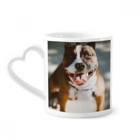 Dıythinker 340 ml Bulldog Evcil Hayvan Korkunç Resim Kahve Kupası
