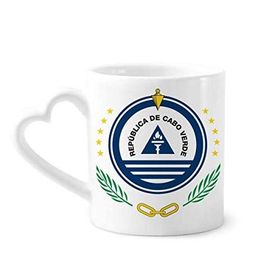 Dıythinker 340 ml Cape Verde Ulusal Amblem Ülke Kahve Kupası