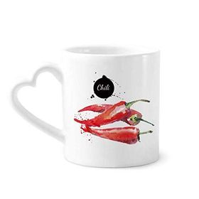 Dıythinker 340 ml Chili Sebze Lezzetli Sağlıklı Suluboya Kahve Kupası