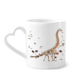 Dıythinker 340 ml Dinozor Çimen Büyük Kemikler Kahve Kupası