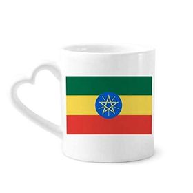 Dıythinker 340 ml Etiyopya Ulusal Bayrak Afrika Ülke Kahve Kupası