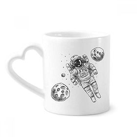 Dıythinker 340 ml Evren Uzaylı Canavar Astronot Kahve Kupası