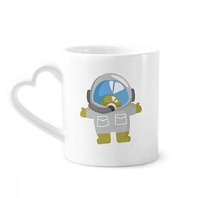 Dıythinker 340 ml Evren ve Uzaylı Güzel Astronot Kahve Kupası