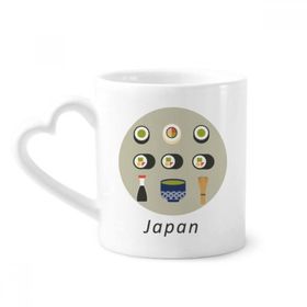 Dıythinker 340 ml Geleneksel Japon Yerel Yiyecek Sushi Kahve Kupası