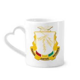Dıythinker 340 ml Gine Afrika Ulusal Amblemi Kahve Kupası