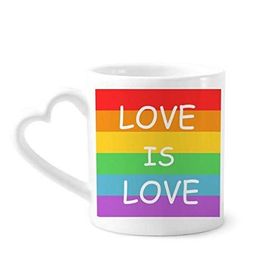 Dıythinker 340 ml Gökkuşağı Eşcinsel Transseksüel LGBT Kahve Kupası