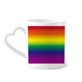 Dıythinker 340 ml Gradient LGBT Gökkuşağı Homo Kahve Kupası