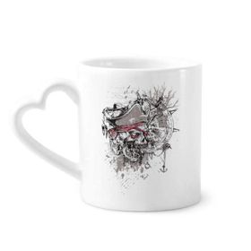 Dıythinker 340 ml Grafiti Sokak Korsan Dümen Kafatası Desenli Kahve Kupası