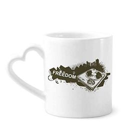 Dıythinker 340 ml Grafiti Street Hip-Hop City Phonograph Kahve Kupası